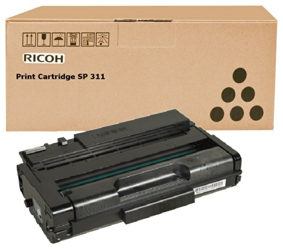 Original Ricoh 821242 / SP311UHY Toner Schwarz