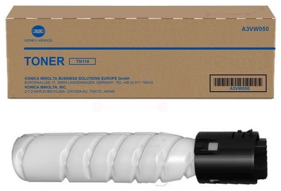 Original Konica Minolta TN118 | A3VW050 Toner Schwarz