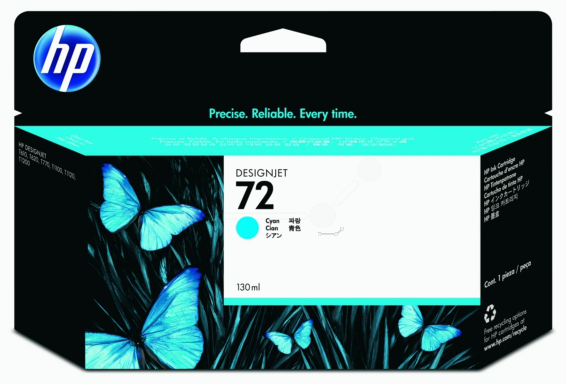 Original HP 72 | C9371A Tinte Cyan ( 2025 )