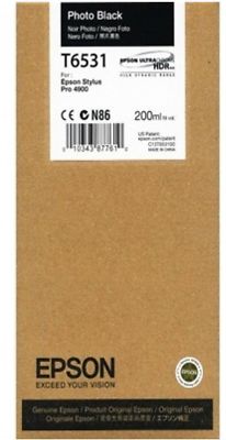 Original Epson T6531 | C13T653100 Tinte Foto Schwarz