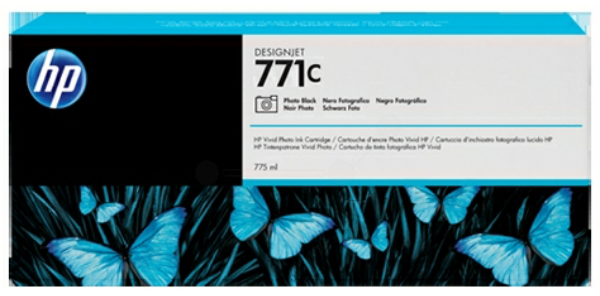 Original HP 771C | B6Y13A Tinte Foto Schwarz ( 2024 )