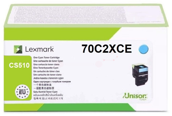 Original Lexmark 70C2XCE Toner Cyan XXL ( A-Ware )