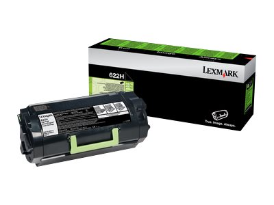 Original Lexmark 622H | 62D2H00 Toner Schwarz XL