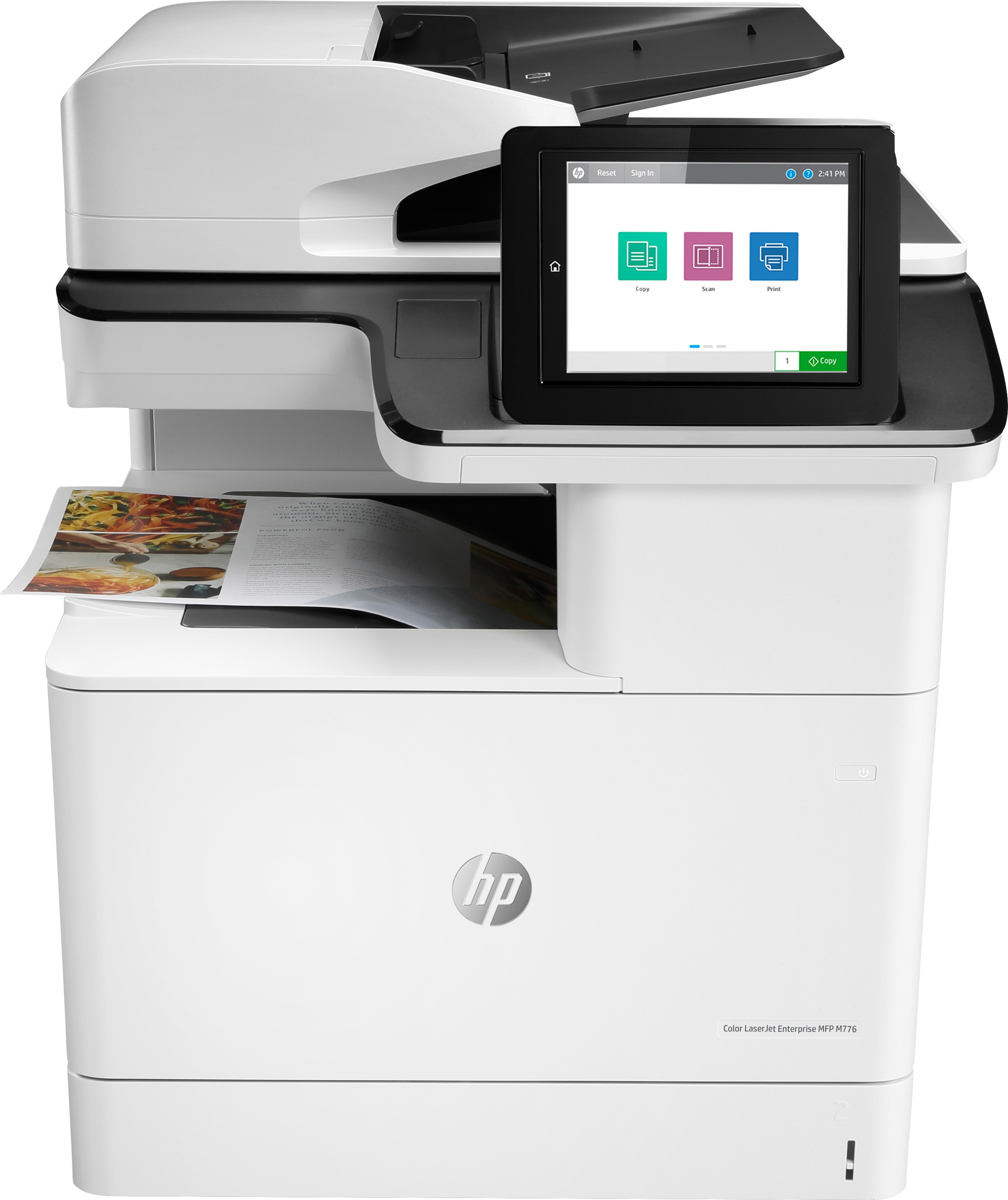 HP Color LaserJet Enterprise M776dn Farb Laser Multifunktionsdrucker | A3 | 46 S./Min | Duplex | WLAN