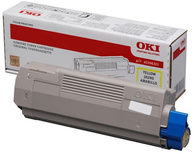 Original OKI 45396301 Toner Gelb