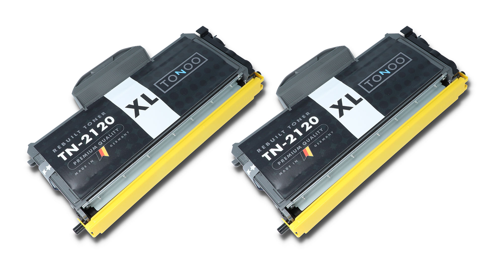 Tonoo® Toner ersetzt Brother TN2120 Schwarz Doppelpack XL