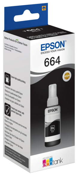 Original EPSON T6641 schwarz Tintenflasche
