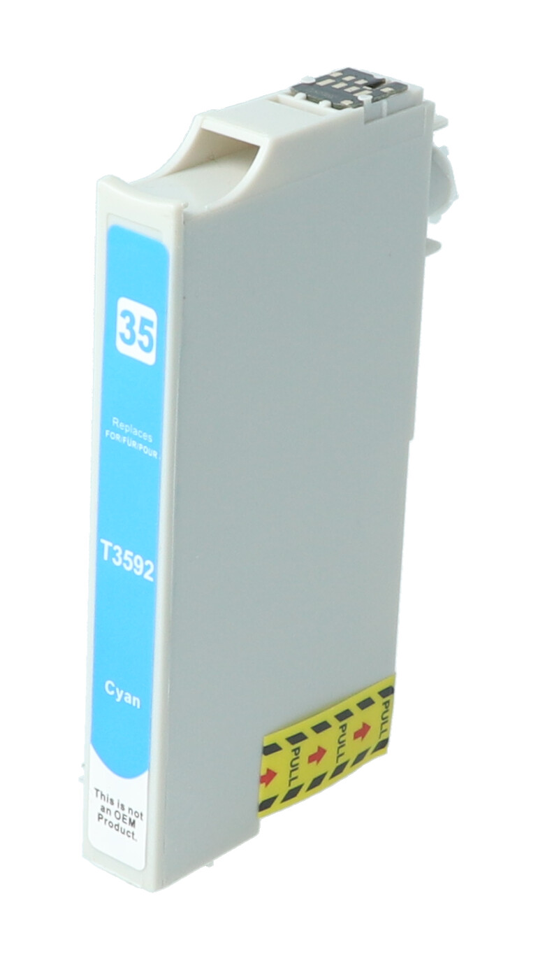 Tonoo® Tinte ersetzt Epson 35XL | C13T35924010 Cyan XL