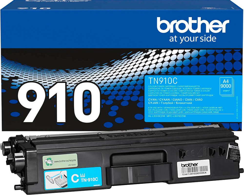 Original Brother TN910C Toner Cyan