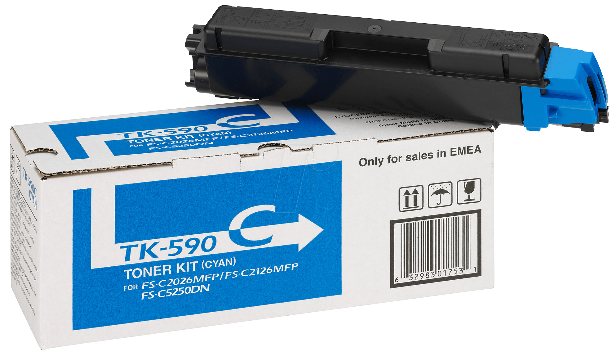 Original Kyocera TK590C Toner Cyan ( A-Ware )