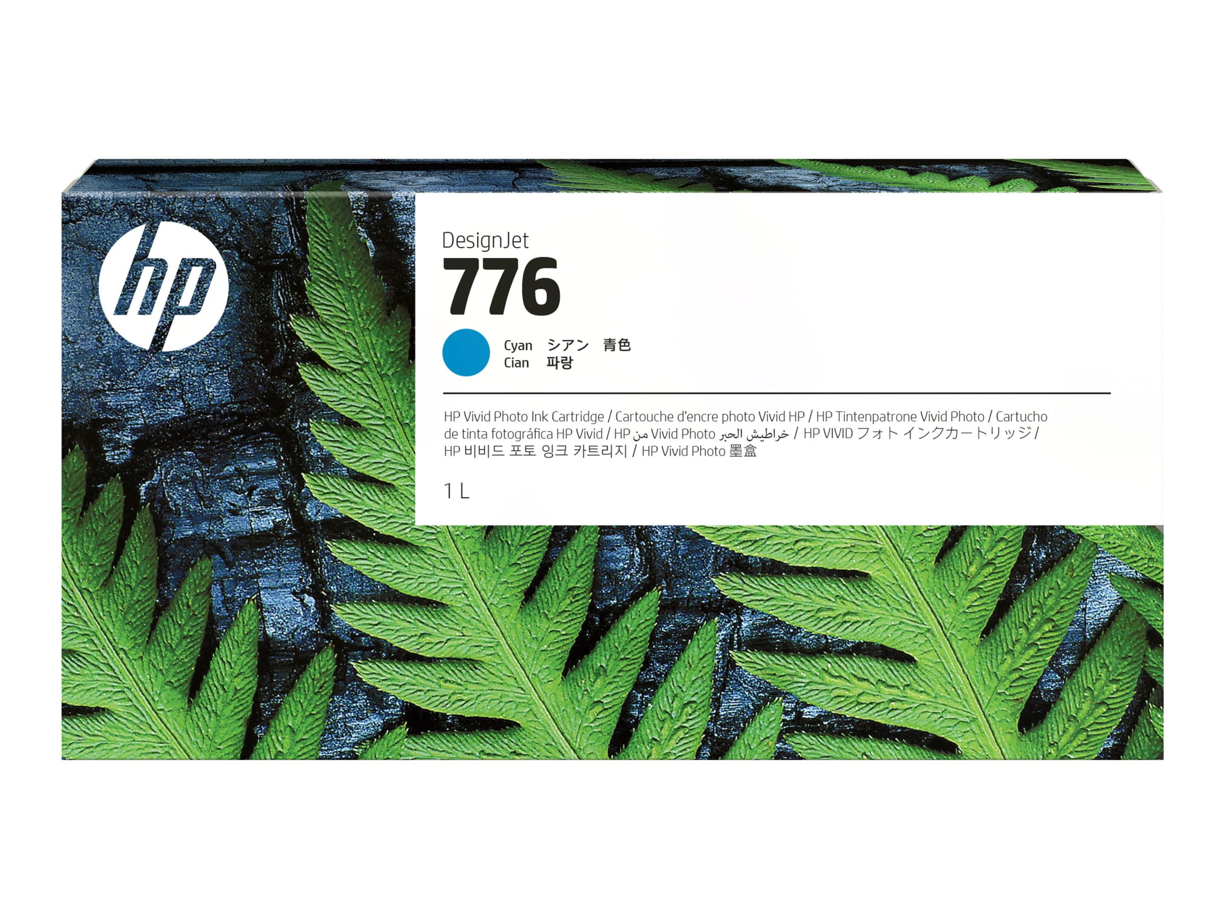 Original HP 776 | 1XB09A Tinte Cyan 1L