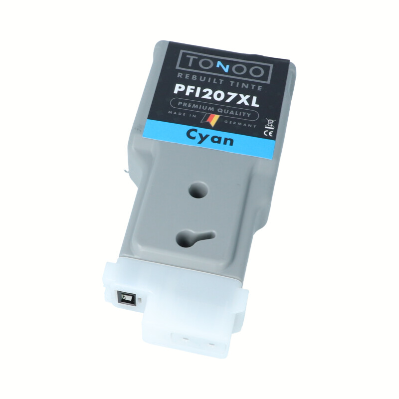 Tonoo® Tinte ersetzt Canon 8790B001 | PFI207C Cyan XL