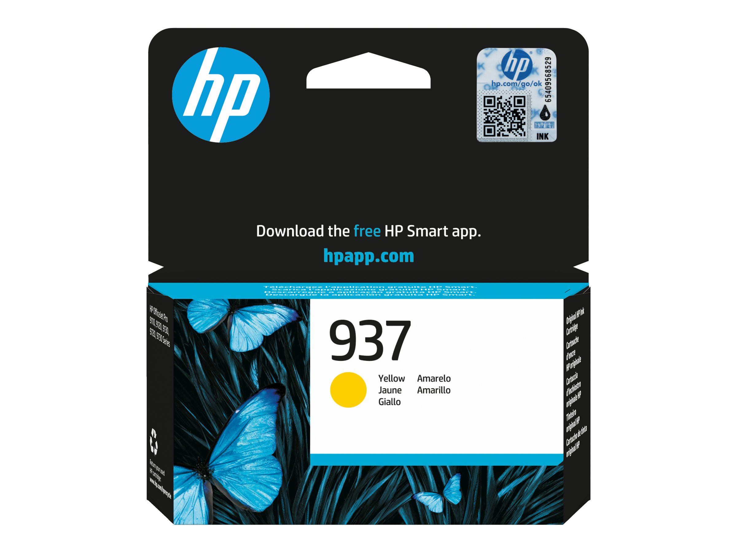 Original HP 937 | 4S6W4NE Tinte Gelb