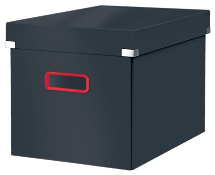 Leitz Aufbewahrungsbox Click & Store Cosy | 32,5 l | 32 x 36 x 31 cm | Grau