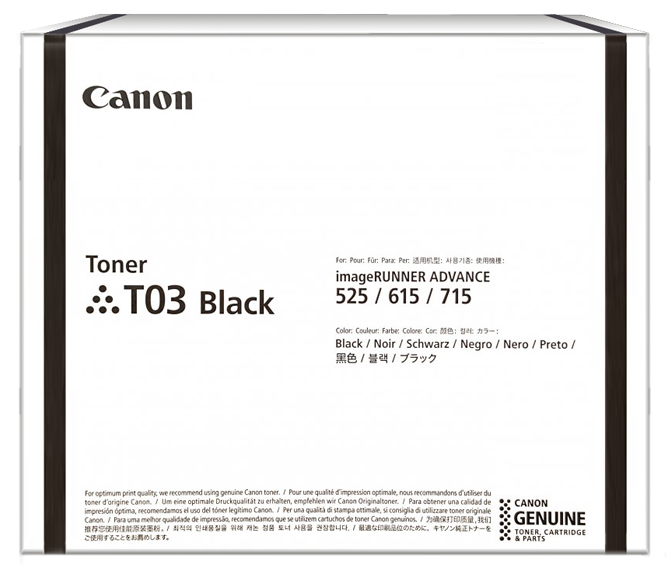 Original Canon T03 | 2725C001 Toner Schwarz