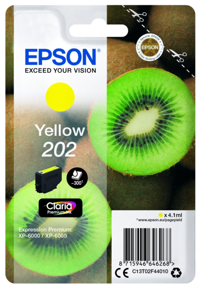 Original Epson 202 | C13T02F44010 Tinte Gelb