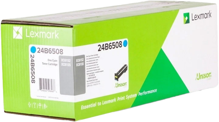 Original Lexmark 24B6508 Toner Cyan ( B-Verpackung )