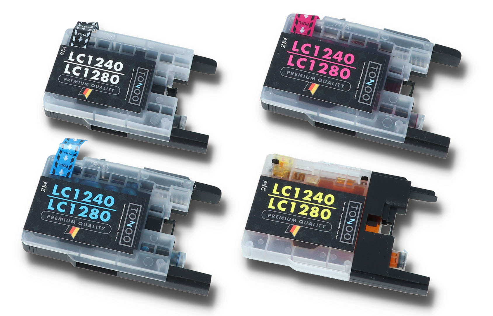 Tonoo® Tinte ersetzt Brother LC1280XLVALBPDR BK/C/M/Y Spar Set XL
