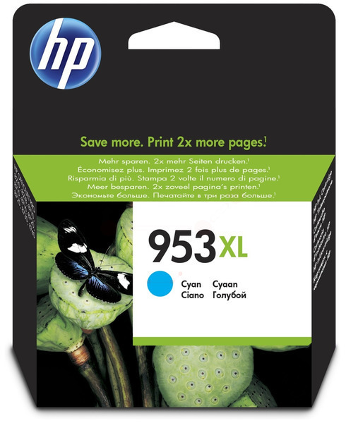 Original HP 953XL | F6U16AE Tinte Cyan