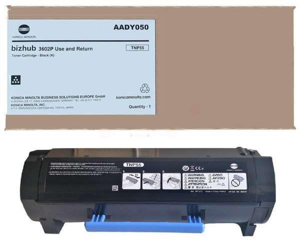 Original Konica Minolta TNP55 | AADY050 Toner Schwarz