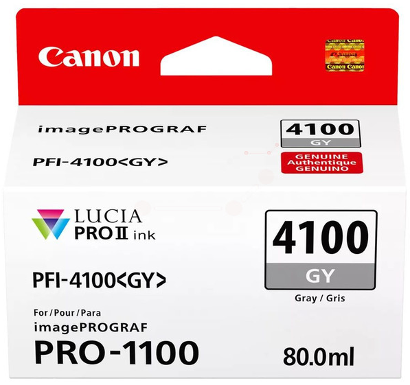 Original Canon PFI4100GY | 6783C001 Tintenpatrone Grau
