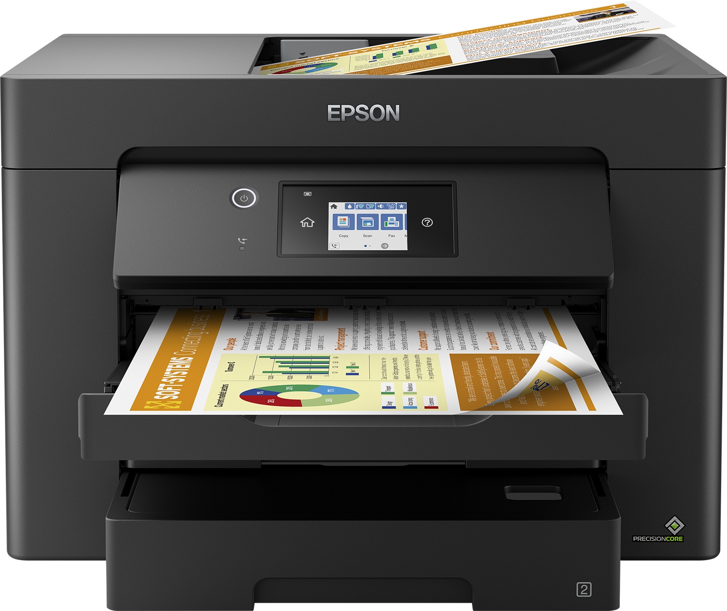 Epson WorkForce WF-7830DTWF Farb Tinten Multifunktionsdrucker | A3 | 16 S./Min | Duplex | WLAN