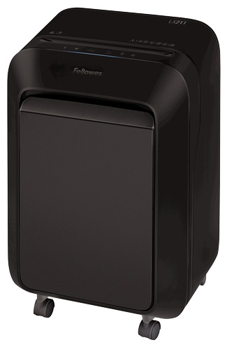 Fellowes Powershred LX211 Aktenvernichter | P-5 Mikroschnitt | 15 Blatt | 23 l | Schwarz
