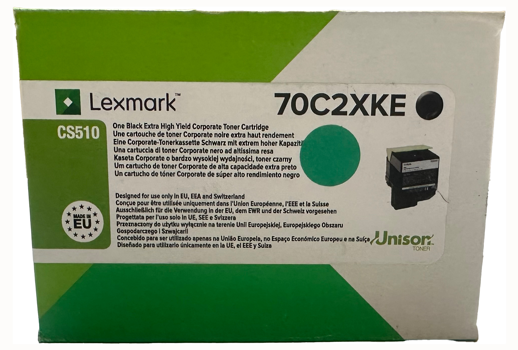 Original Lexmark 70C2XKE Toner Schwarz XXL ( A-Ware )