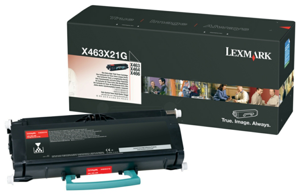 Original Lexmark X463X21G Toner Schwarz XXL