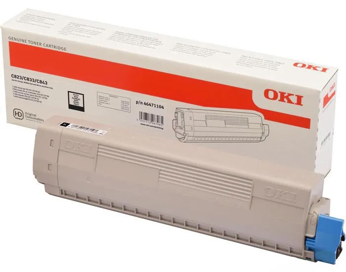 Original OKI 46471104 Toner Schwarz