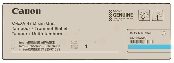 Original Canon CEXV47 | 8521B002 Trommel Cyan
