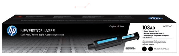 HP 103AD (W1103AD) schwarz Tonerkartuschen, 2er-Set