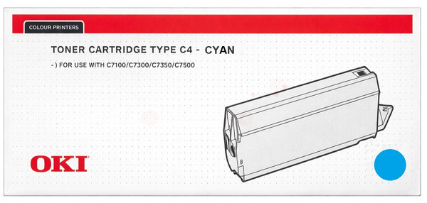 Original OKI 41963007 Toner Cyan