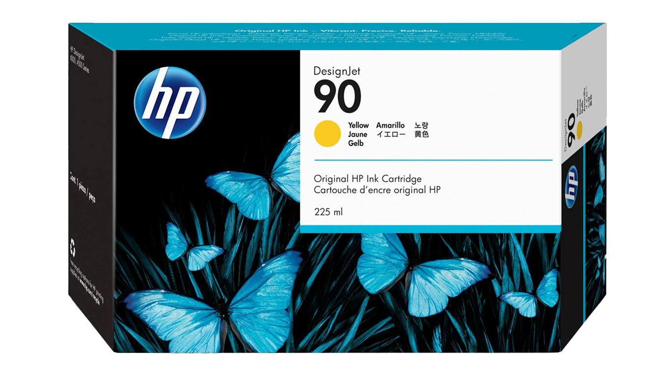 Original HP 90 | C5064A Tinte Gelb ( 2019 )