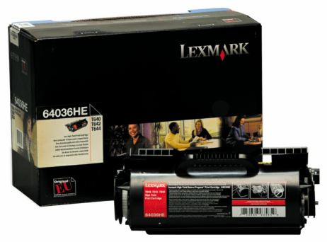 Original Lexmark 64036HE Toner Schwarz