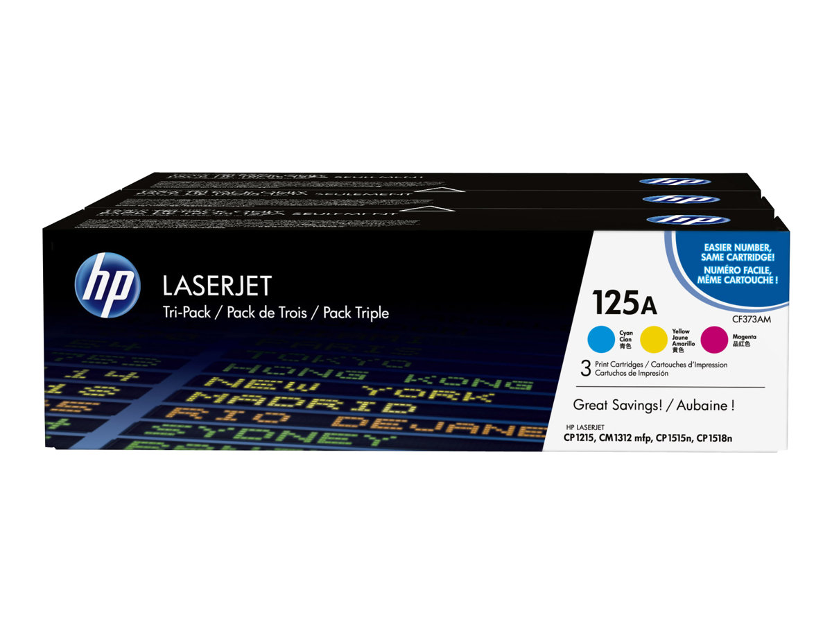 Original HP CF373AM | 125A Toner C/M/Y Spar Set