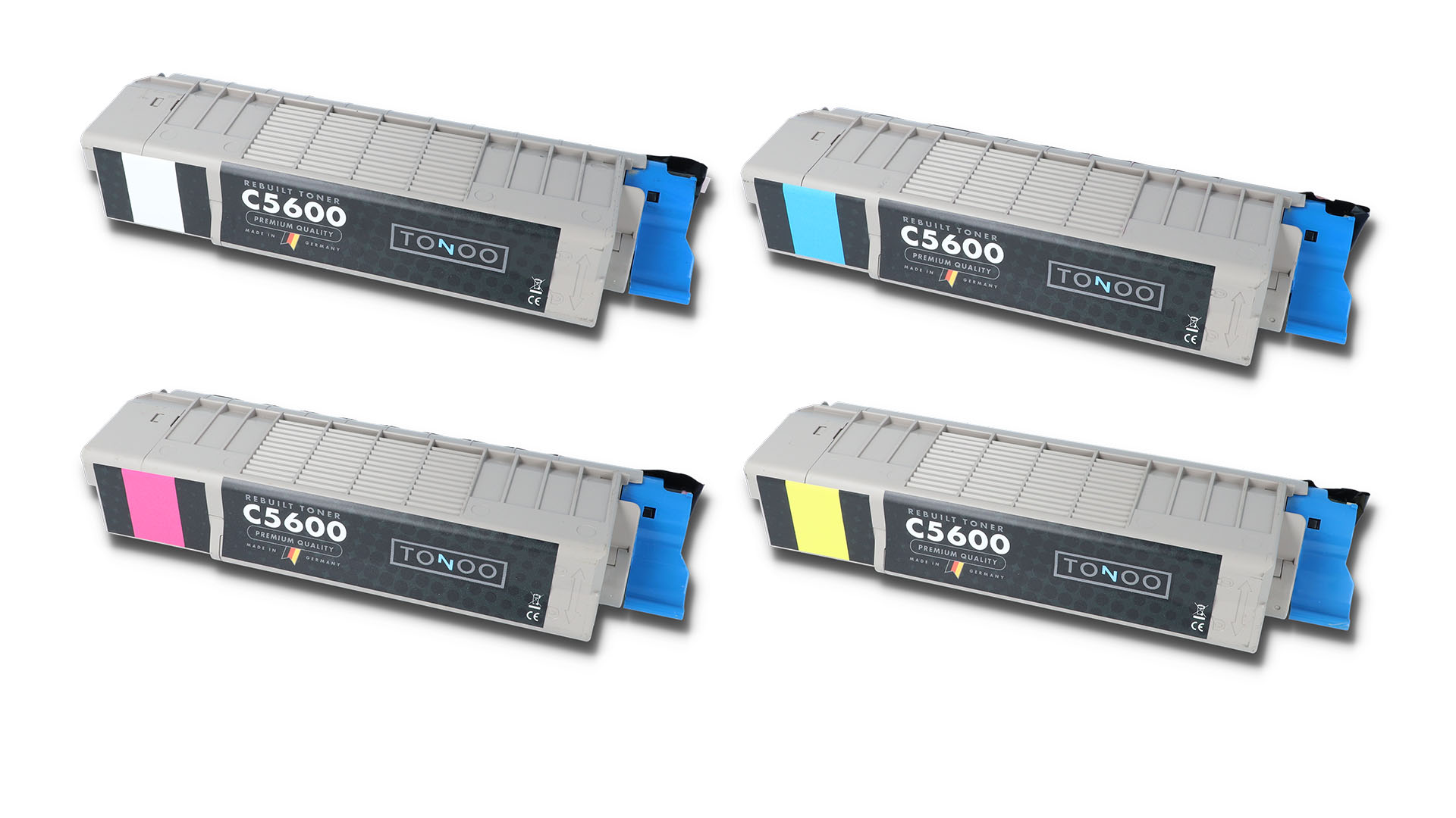 Tonoo® Toner ersetzt OKI C5600 | C5700 | Spar Set