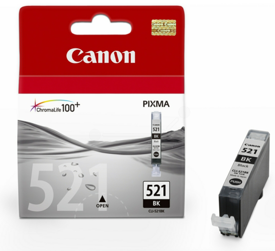 Original Canon CLI521BK | 2933B001 Tinte Schwarz