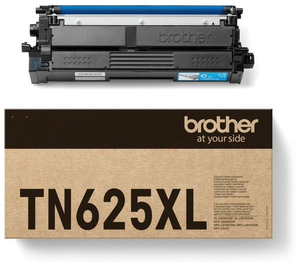 Original Brother TN625XLC Toner Cyan XL