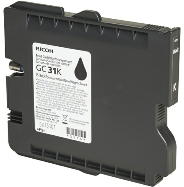 Original Ricoh Type GC31K | 405688 Tinte Schwarz