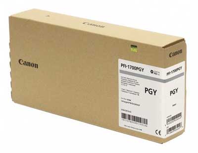 Original Canon PFI1700PGY | 0782C001 Tinte Foto Grau XXL
