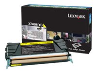 Original Lexmark 24B5703 Toner Gelb