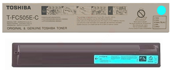 Original Toshiba T-FC505E-C | 6AJ00000135 Toner Cyan