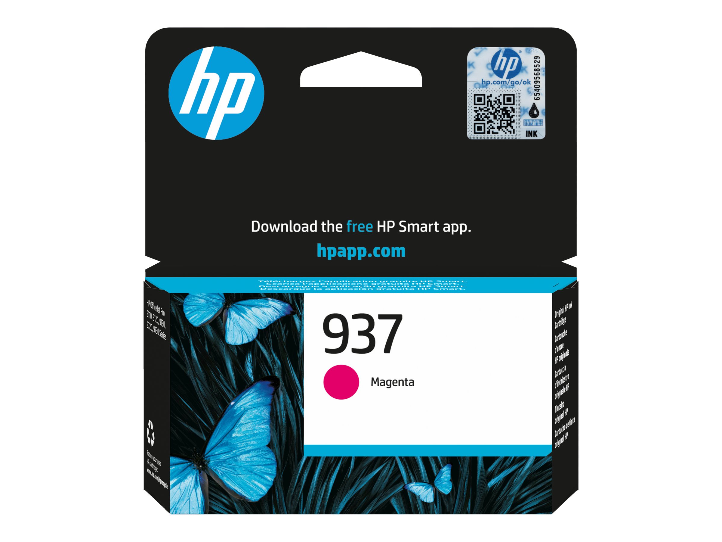 Original HP 937 | 4S6W3NE Tinte Magenta