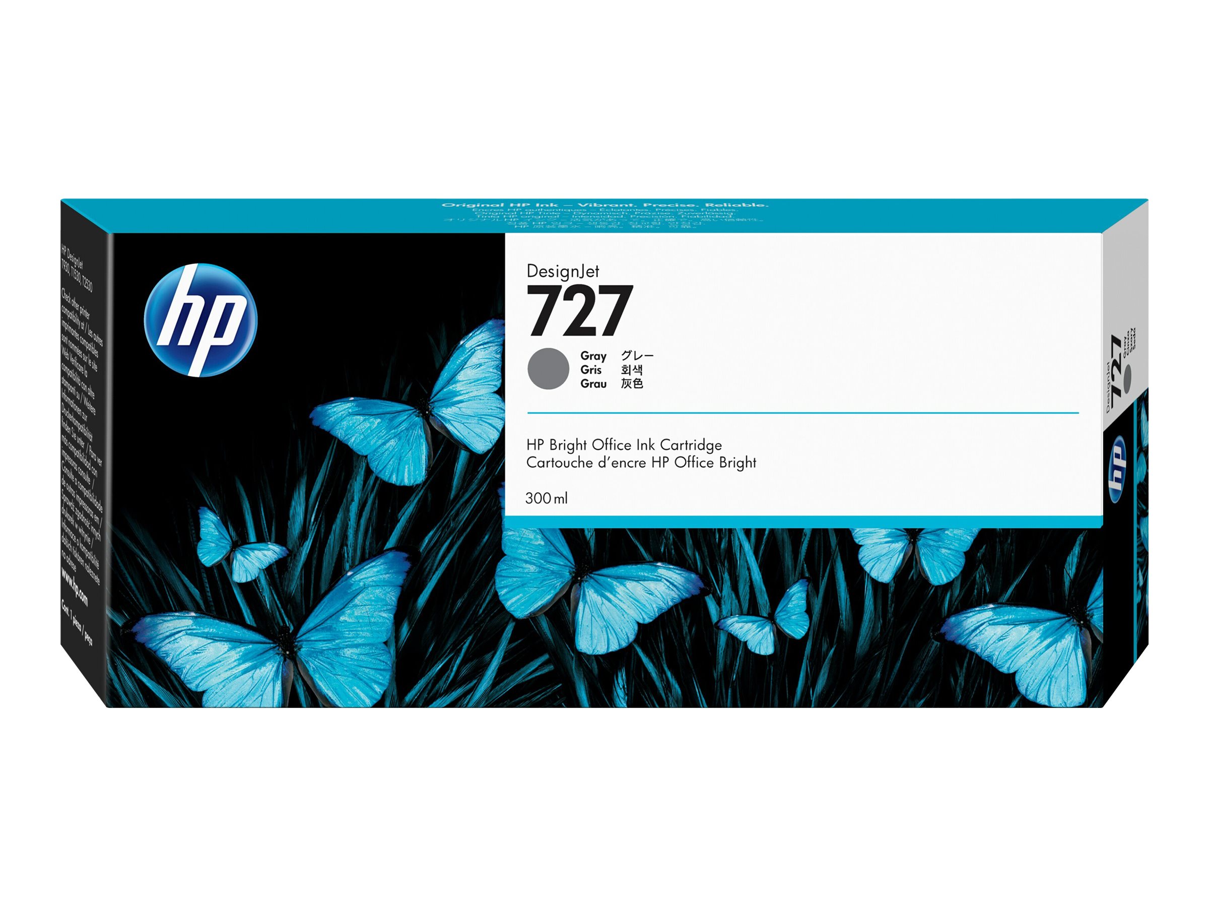 Original HP 727 | F9J80A Tinte Grau XL