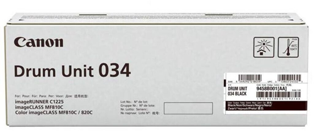 Original Canon 034 | 9458B001 Trommel Schwarz ( A-Ware )