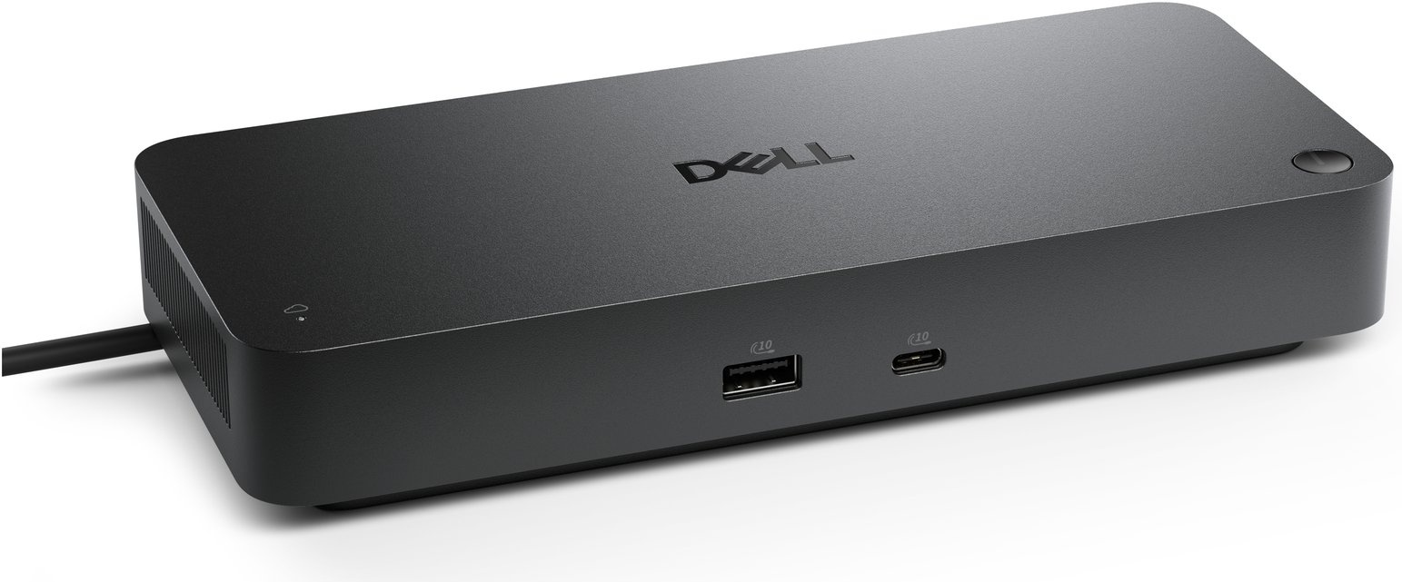 Dell SD25TB5 Dockingstation | Thunderbolt 5 | 4 Monitore (2× DP, HDMI) | lädt Laptop mit 300 W | 2,5-GBit-LAN | 4× USB-A