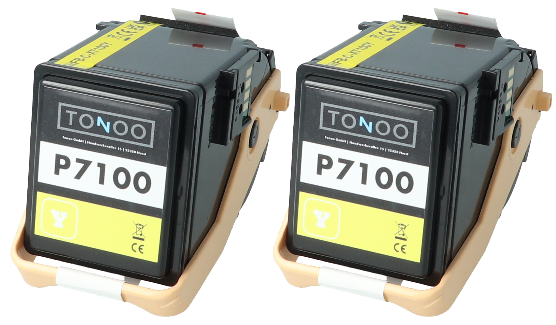 Tonoo® Toner ersetzt Xerox 106R02604 Gelb Doppel Pack