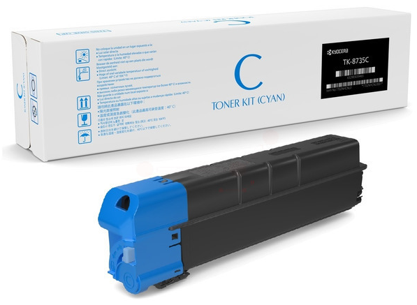 Original Kyocera TK8735C | 1T02XNCNL0 Toner Cyan