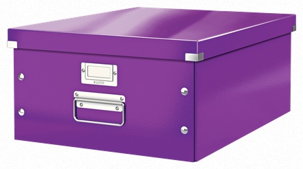 Leitz Aufbewahrungsbox Click & Store | 36 l | 36,9 x 48,2 x 20 cm | Violett